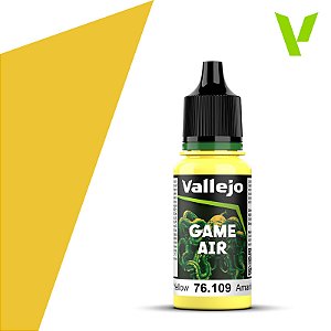 Tinta Acrílica Game Air TOXIC YELLOW - Vallejo (18ml)