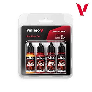 Conjunto Game Color RED - Vallejo (4x 18ml)