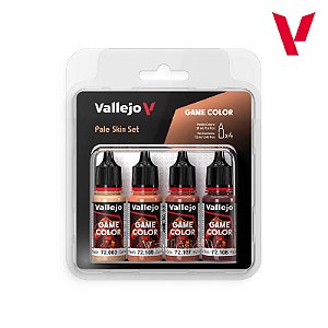 Conjunto Game Color PALE SKIN - Vallejo (4x 18ml)