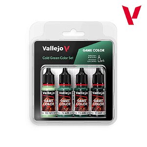 Conjunto Game Color COLD GREEN - Vallejo (4x 18ml)