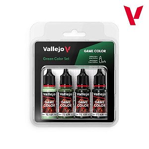 Conjunto Game Color GREEN - Vallejo (4x 18ml)
