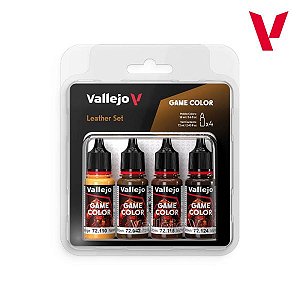 Conjunto Game Color LEATHER - Vallejo (4x 18ml)