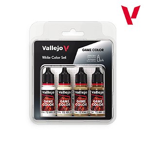 Conjunto Game Color WHITE - Vallejo (4x 18ml)