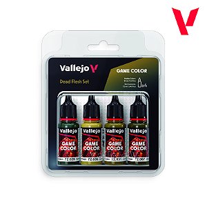 Conjunto Game Color DEAD FLESH - Vallejo (4x 18ml)