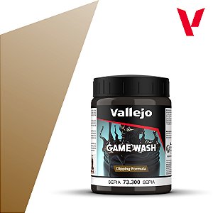 Wash Acrílico Game Color Dipping - SÉPIA - Vallejo (200ml)