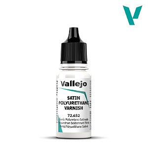 Verniz de Poliuretano (SATIN) SEMI-BRILHO - Vallejo (18ml)