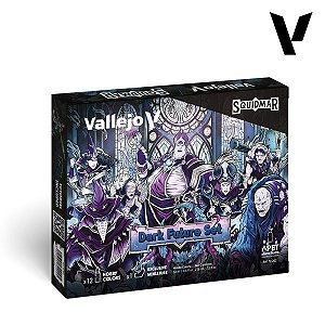Conjunto Tintas Acrílicas Game Color DARK FUTURE BY SQUIDMAR MINIATURES - Vallejo (x12 18ml)