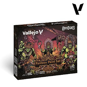 Conjunto Tintas Acrílicas Game Color FANTASY BY SQUIDMAR MINIATURES - Vallejo (x12 18ml)