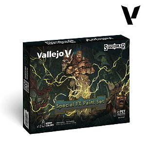 Conjunto Tintas Acrílicas SPECIAL FX BY SQUIDMAR MINIATURES - Vallejo (12x 18ml)