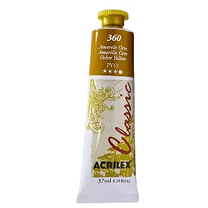 Tinta Óleo Oil Colors Classic AMARELO OCRE - Acrilex (37ml)