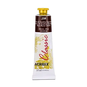 Tinta Óleo Oil Colors Classic TERRA DE SOMBRA QUEIMADA - Acrilex (37ml)