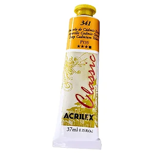Tinta Óleo Oil Colors Classic AMARELO DE CÁDMIO ESCURO - Acrilex (37ml)
