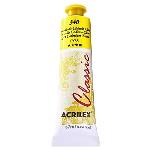 Tinta Óleo Oil Colors Classic AMARELO DE CÁDMIO CLARO - Acrilex (37ml)