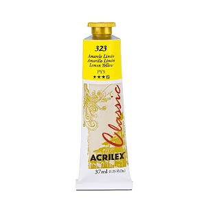 Tinta Óleo Oil Colors Classic AMARELO LIMÃO - Acrilex (37ml)