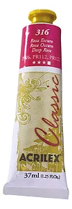 Tinta Óleo Oil Colors Classic ROSA ESCURO - Acrilex (37ml)