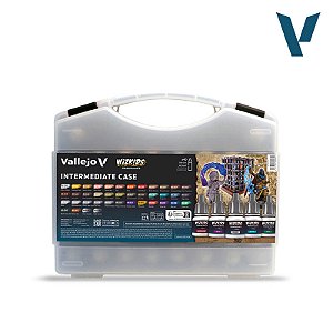 Maleta Tintas Acrílicas Wizkids INTERMEDIATE - Vallejo (40x 8ml)