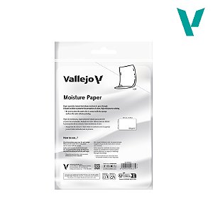 Papel Umedecido para Wet Pallete - Vallejo (225×145 mm - 30 unidades)