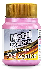 Tinta Metálica ROSA - Acrilex (37ml)