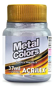 Tinta Metálica ALUMÍNIO - Acrilex (37ml)