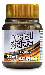 Tinta Metálica OURO NEGRO - Acrilex (37ml)