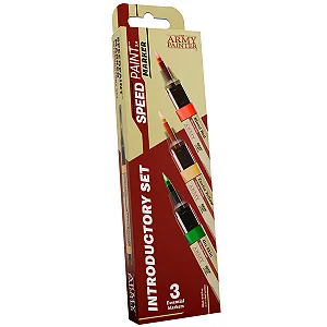 Conjunto Speedpaint Marker INTRODUCTORY SET - (3x Canetas) Army Painter