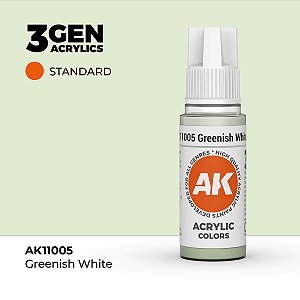 Tinta Acrílica GREENISH WHITE - AK Interactive (17ml)