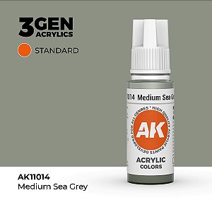 Tinta Acrílica MEDIUM SEA GREY - AK Interactive (17ml)