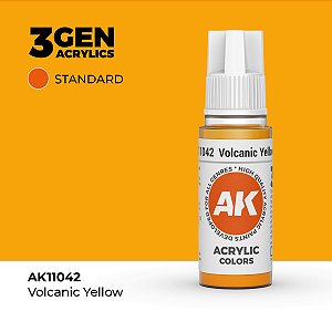 Tinta Acrílica VOLCANIC YELLOW - AK Interactive (17ml)