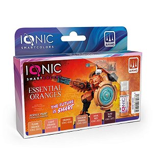 Conjunto Tintas Acrílicas: ESSENTIAL ORANGES - IONIC Smart Colors (6x 20ml)