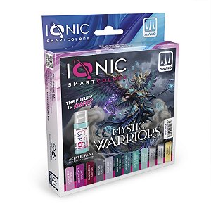Conjunto Tintas Acrílicas: MYSTIC WARRIORS - IONIC Smart Colors (12x 20ml)