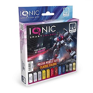 Conjunto Tintas Acrílicas: Mecha Mobile Suit - CLASSIC COLORS - IONIC Smart Colors (12x 20ml)