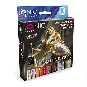 Conjunto Tintas Acrílicas: Malediction - ORDER OF THE SHATTERED THRONE - IONIC Smart Colors (12x 20ml)