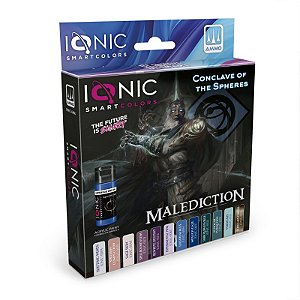 Conjunto Tintas Acrílicas: Malediction - CONCLAVE OF THE SPHERES - IONIC Smart Colors (12x 20ml)