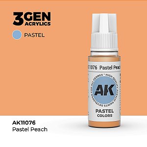 Tinta Acrílica PASTEL PEACH - AK Interactive (17ml)