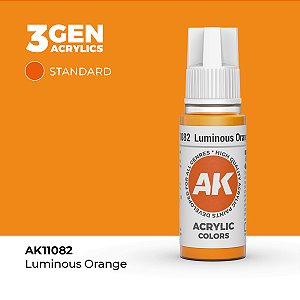 Tinta Acrílica LUMINOUS ORANGE - AK Interactive (17ml)