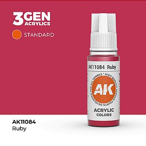Tinta Acrílica RUBY - AK Interactive (17ml)