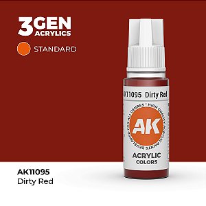 Tinta Acrílica DIRTY RED - AK Interactive (17ml)
