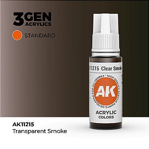 Tinta Acrílica CLEAR SMOKE - AK Interactive (17ml)