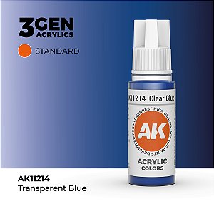 Tinta Acrílica CLEAR BLUE - AK Interactive (17ml)