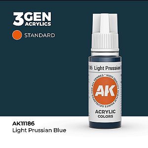Tinta Acrílica LIGHT PRUSSIAN BLUE - AK Interactive (17ml)