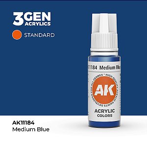 Tinta Acrílica MEDIUM BLUE - AK Interactive (17ml)