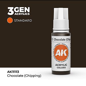 Tinta Acrílica CHOCOLATE (CHIPPING) - AK Interactive (17ml)
