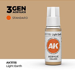 Tinta Acrílica LIGHT EARTH - AK Interactive (17ml)