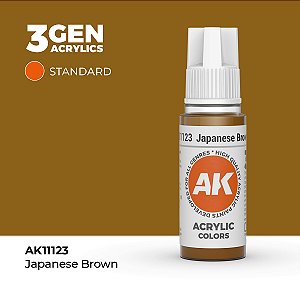 Tinta Acrílica JAPANESE BROWN - AK Interactive (17ml)