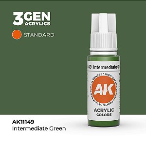 Tinta Acrílica INTERMEDIATE GREEN - AK Interactive (17ml)