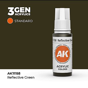 Tinta Acrílica REFLECTIVE GREEN - AK Interactive (17ml)