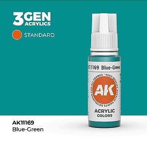 Tinta Acrílica BLUE-GREEN - AK Interactive (17ml)