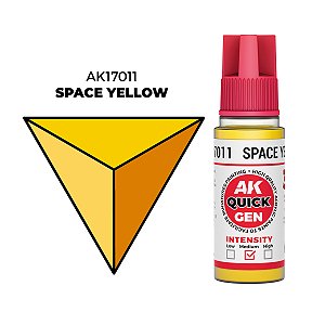 Tinta Acrílica Quick Gen SPACE YELLOW - AK Interactive (18ml)