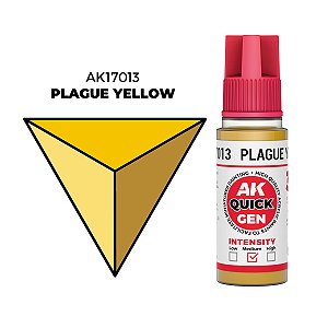 Tinta Acrílica Quick Gen PLAGUE YELLOW - AK Interactive (18ml)