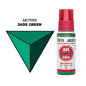 Tinta Acrílica Quick Gen JADE GREEN - AK Interactive (18ml)
